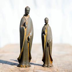 Iron Buddha Statue: Siddhartha Gautama Home Decor & Zen
