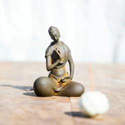 Iron Buddha Statue: Siddhartha Gautama Home Decor & Zen
