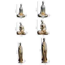 Iron Buddha Statue: Siddhartha Gautama Home Decor & Zen