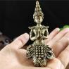 Thai Bronze Buddha Statue: Meditation Ornament for Home & Garden