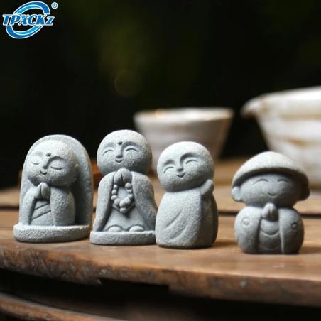 Niedliche Jizo-Buddha-Figur | Garten- und Aquariendekoration