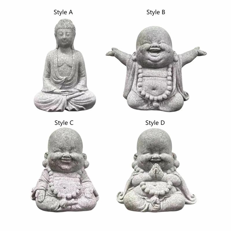 Hand-Carved Meditation Buddha Statue - Buddhism Decor