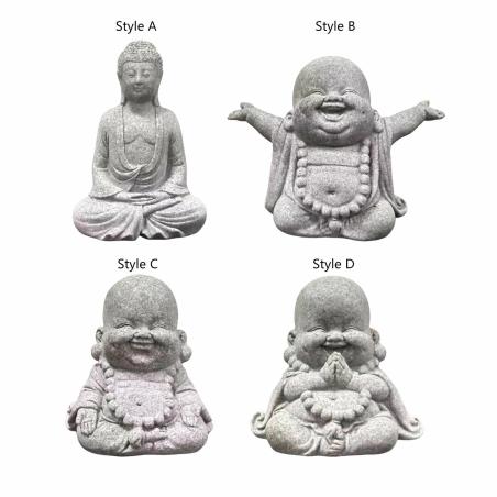Hand-Carved Meditation Buddha Statue - Buddhism Decor