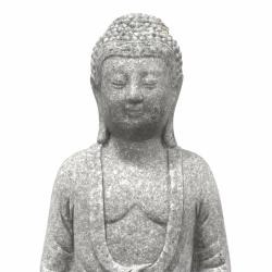 Hand-Carved Meditation Buddha Statue - Buddhism Decor