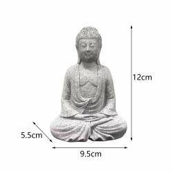 Hand-Carved Meditation Buddha Statue - Buddhism Decor