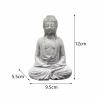 Hand-Carved Meditation Buddha Statue - Buddhism Decor