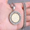 Collana con rune vichinghe: ciondoli di Odino, Vegvisir e Valknut