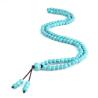 Tibetan Buddha Bead Necklace & Bracelet Set - Handmade Turquoise