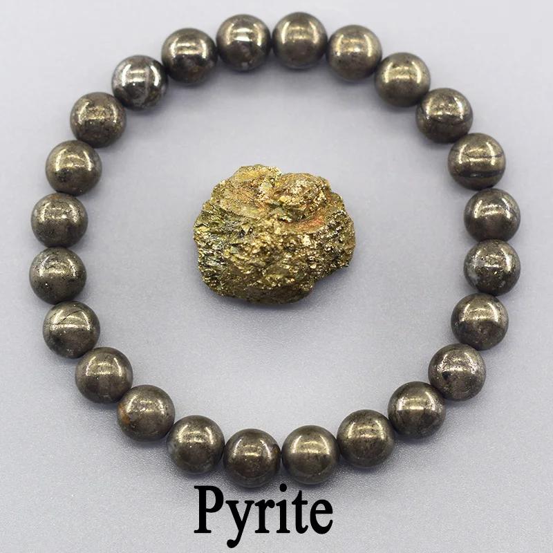 Bracciale in pirite ed ematite: braccialetto energetico curativo naturale