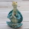 Friedliche Meditations-Meeresschildkröten-Statue | Wohndekoration & Geschenk