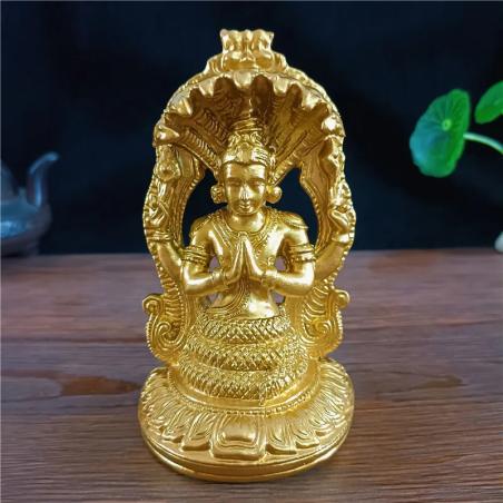 Hindu Gods & Goddesses Decor: Golden Vishnu, Ganesha, Shiva, Buddha