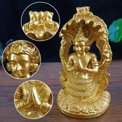 Hindu Gods & Goddesses Decor: Golden Vishnu, Ganesha, Shiva, Buddha
