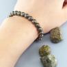 Bracciale in pirite ed ematite: braccialetto energetico curativo naturale