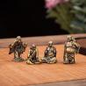 Brass Eighten Arhats Miniature Buddha Statue - Decor