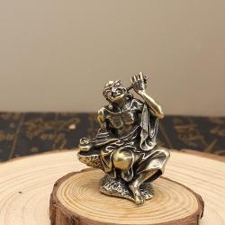 Brass Eighten Arhats Miniature Buddha Statue - Decor