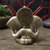 Resin Bronze Ganesha Buddha Statue | Hindu God Ornament Decor