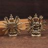 Pirinçten Bin Kollu Guanyin Heykeli | Tibet Budist Dekorasyonu