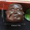Handgeschnitzte Buddha-Kopf-Statuen | Dekoration im tibetischen Buddhismus