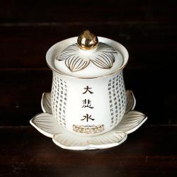 Keramik-Wasserbecher – Feng-Shui-Dekoration, buddhistische Artikel