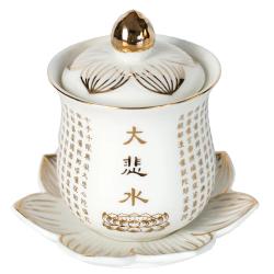 Keramik-Wasserbecher – Feng-Shui-Dekoration, buddhistische Artikel