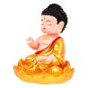 Statua del Buddha alimentata a energia solare - Ornamento e decorazione da scrivania