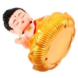 Statua del Buddha alimentata a energia solare - Ornamento e decorazione da scrivania