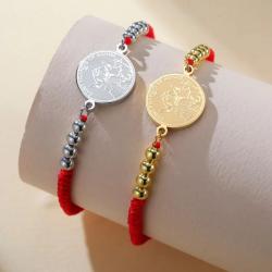 Armband mit St.-Franziskus-Medaille – Edelstahl, religiöses Geschenk