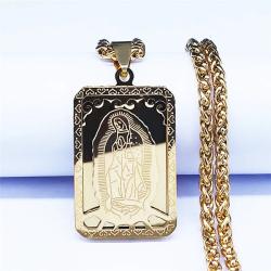 Ciondolo della Madonna di Guadalupe: gioielli della fede in argento sterling
