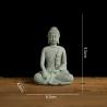 Mini Buddha Statue: Decorative Fish Tank & Desk Accent