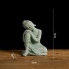 Mini Buddha Statue: Decorative Fish Tank & Desk Accent