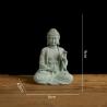 Mini Buddha Statue: Decorative Fish Tank & Desk Accent