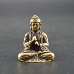Buddha-Statue aus reinem Kupferbronze