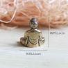Buddha-Statue aus reinem Kupferbronze