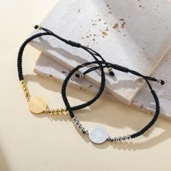 Armband mit St.-Franziskus-Medaille – Edelstahl, religiöses Geschenk