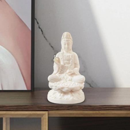 Handmade Guanyin Bodhisattva Figurine - Home & Office Decor
