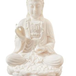 Handmade Guanyin Bodhisattva Figurine - Home & Office Decor