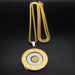 Collier Bagua : Amulette rotative des 12 signes du zodiaque pour hommes et femmes