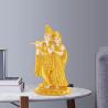 Indische Buddha-Skulptur: Krishna & Radha Harzfigur