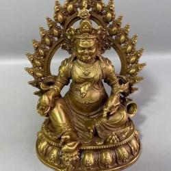 Buddha-Statue aus Kupfer: Feng-Shui-Glücksbringer