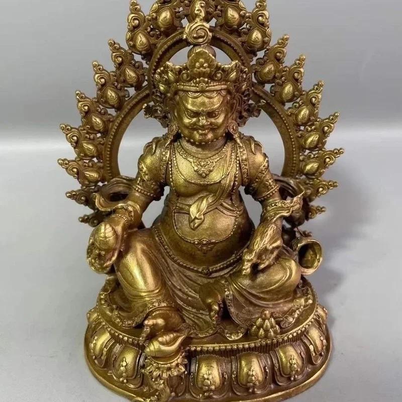 Statue de Bouddha en cuivre : Décoration Feng Shui porte-bonheur