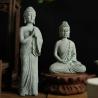 Buddhistische Miniaturfigur: Zen-Dekor aus thailändischem Sandstein