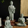 Buddhistische Miniaturfigur: Zen-Dekor aus thailändischem Sandstein