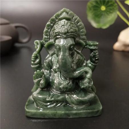 Handgefertigte Ganesha-Buddha-Statue für Zuhause & Feng Shui