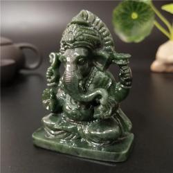 Handgefertigte Ganesha-Buddha-Statue für Zuhause & Feng Shui